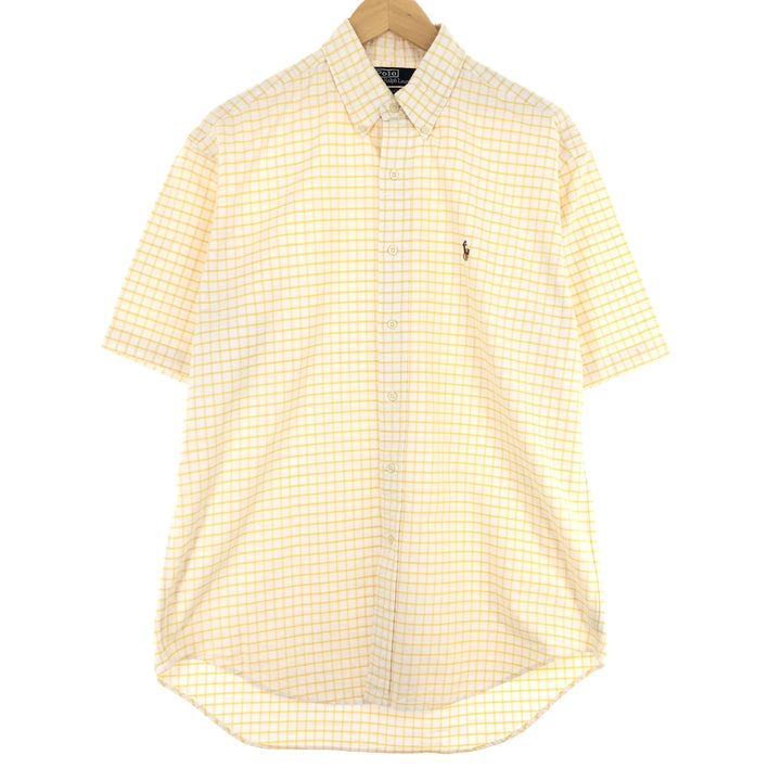 Ralph Lauren POLO by Ralph Lauren BLAKE short sleeve button down check shirt men's M /eaa445468