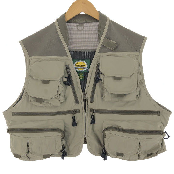 90'S ~ Cabelas Fishing Vest Men's XL Vintage / eaa445514