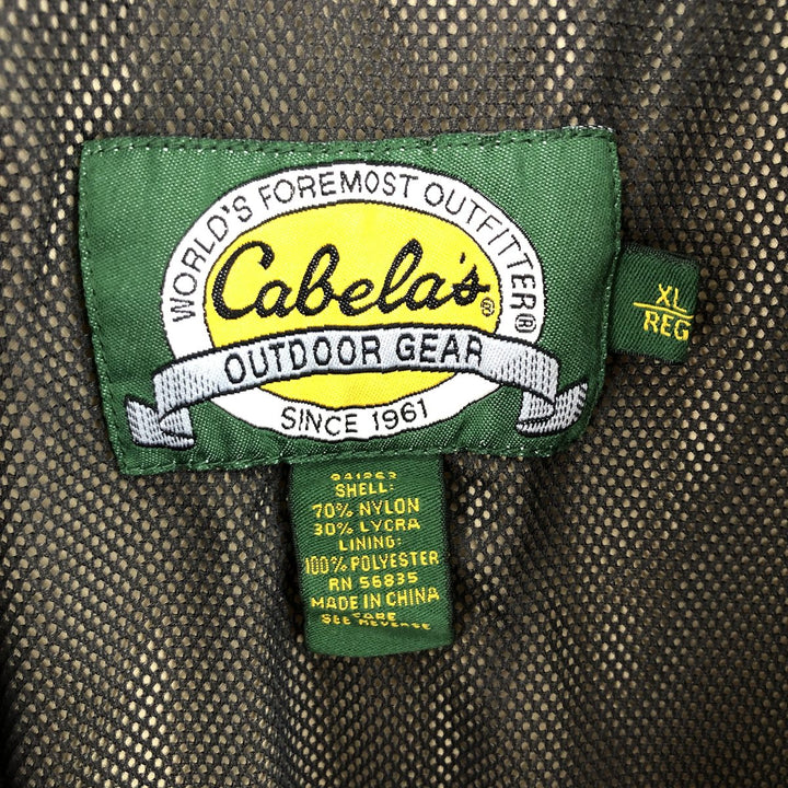 90'S ~ Cabelas Fishing Vest Men's XL Vintage / eaa445514