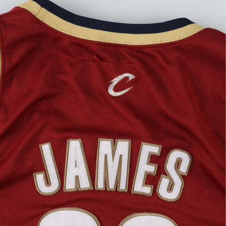 00'S NBA Cleveland Cavaliers LeBron James Game Shirt Replica Uniform Made in USA Men's XL /eaa445650