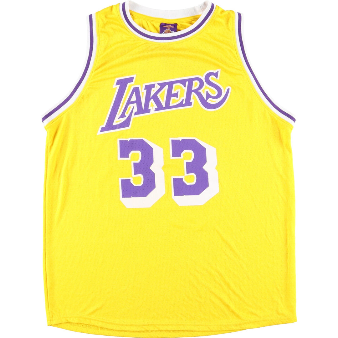 NBA LOS ANGELES LAKERS Los Angeles Lakers Mesh Game Shirt Replica Uniform Men's XL /eaa445666