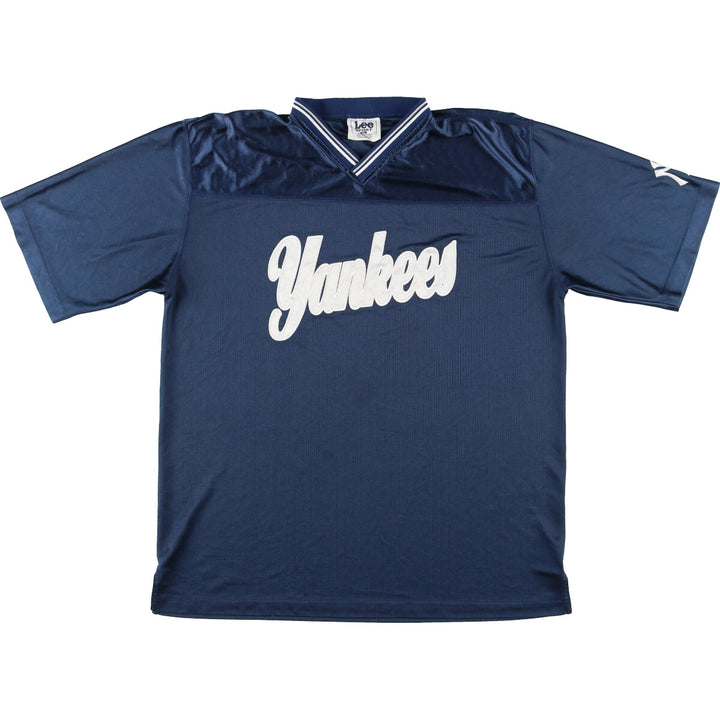 Lee MLB NEW YORK YANKEES New York Yankees Mesh V-neck Baseball T-shirt Men's XL /eaa445668