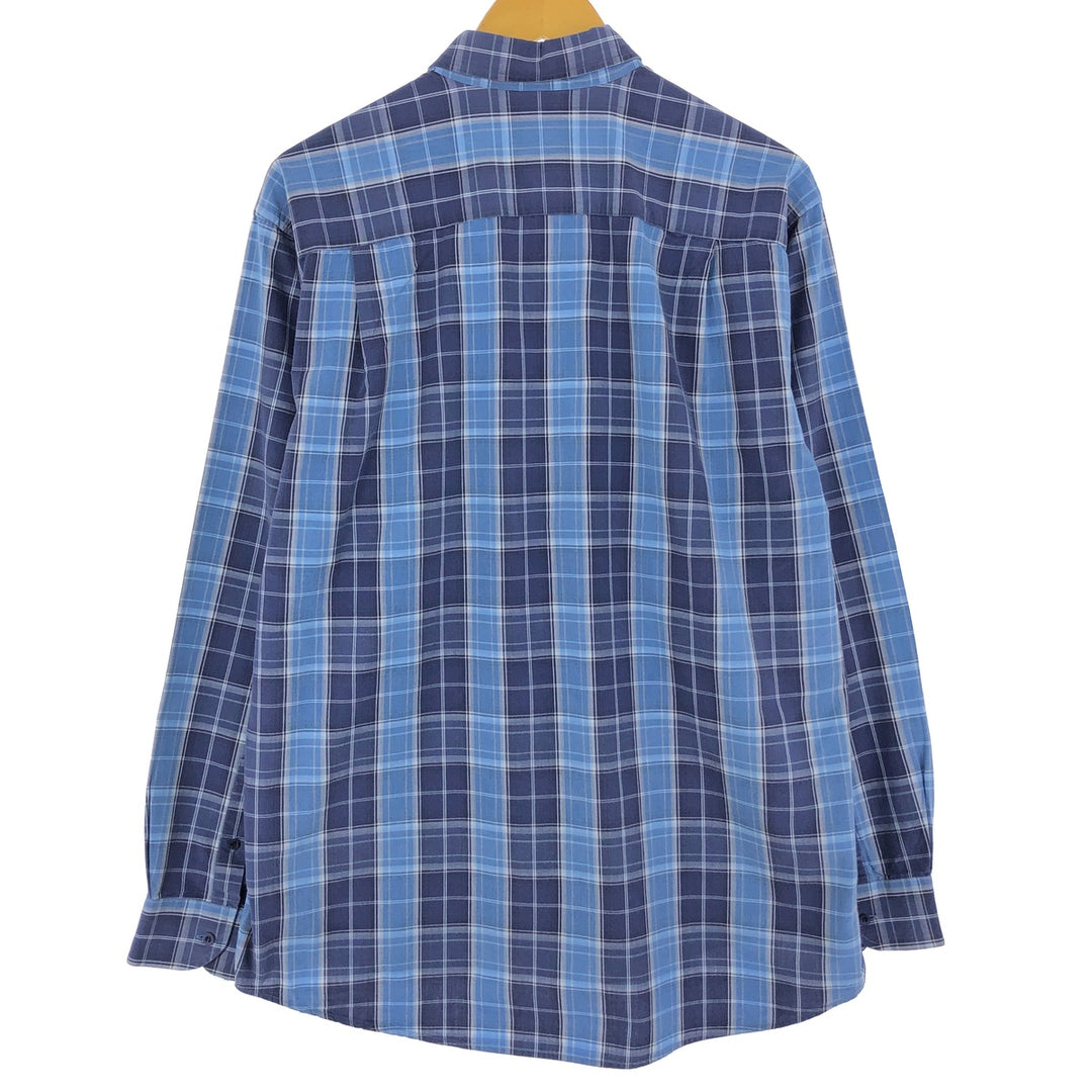 Lacoste Tartan Check Long Sleeve Button-Down Check Shirt Men's L /eaa445726