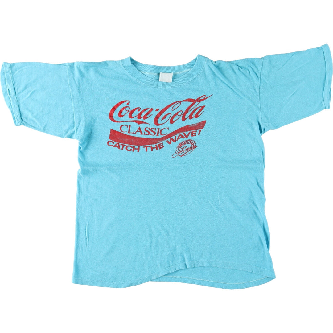 80'S CORE ONE COCA-COLA Advertising T-shirt Women's L Vintage /eaa445759