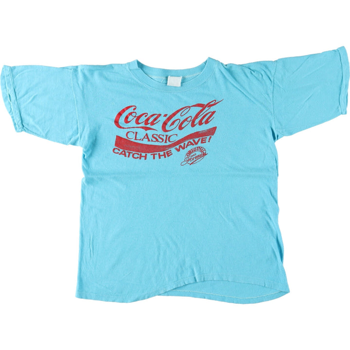 80'S CORE ONE COCA-COLA Advertising T-shirt Women's L Vintage /eaa445759