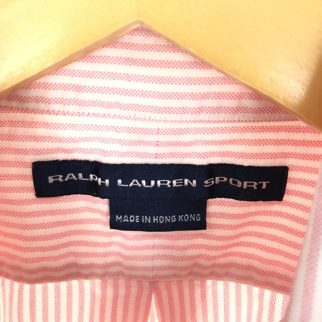 RALPH LAUREN SPORT Long Sleeve Button Down Striped Shirt Women's XL Long Sleeve /eaa445764