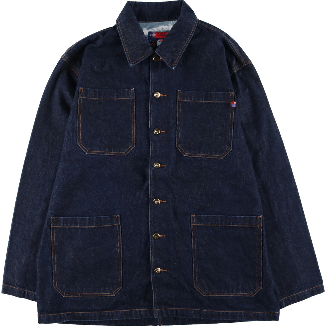 Dark navy, big size, COOGI DOWN UNDER BLUE denim coverall, men's XXXL /eaa445904