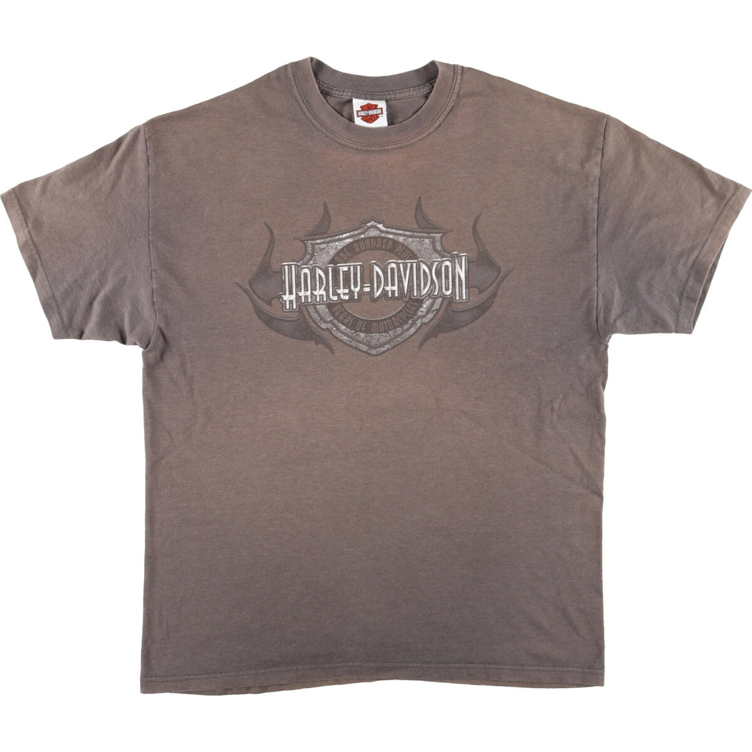 00'S Harley-Davidson HANES Motorcycle Bike T-shirt Made in USA Men's XL /eaa445956