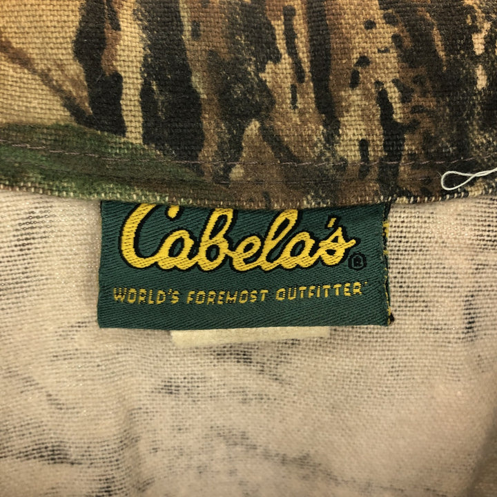 90'S Cabelas Camouflage Pattern Realtree Camo Cotton Jacket Made in USA Men's L Vintage /eaa445984