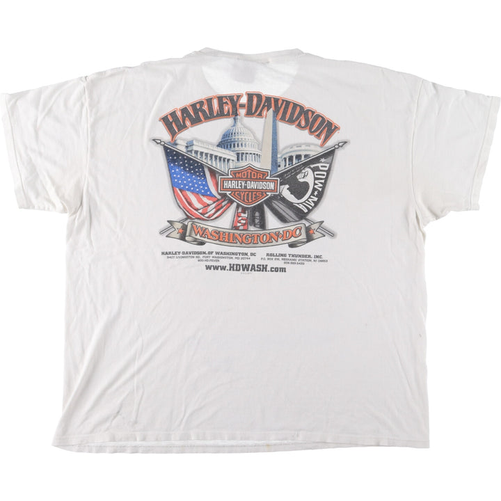 Big Size Harley-Davidson Motorcycle Bike T-Shirt Made in USA Men's XXXL /eaa445988