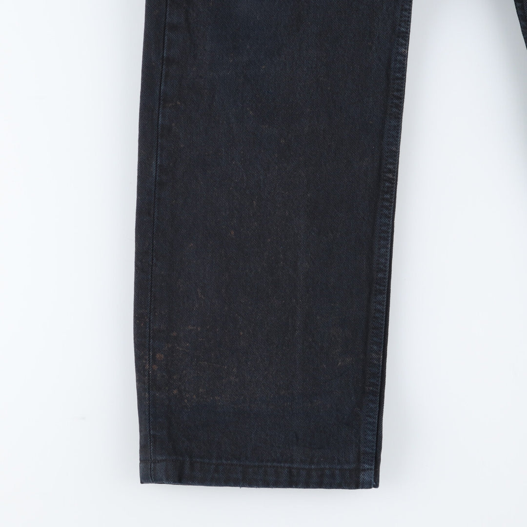 90'S Levi's 501 Euro model piece dyed black denim straight denim pants made in France men's w34 /eaa446010