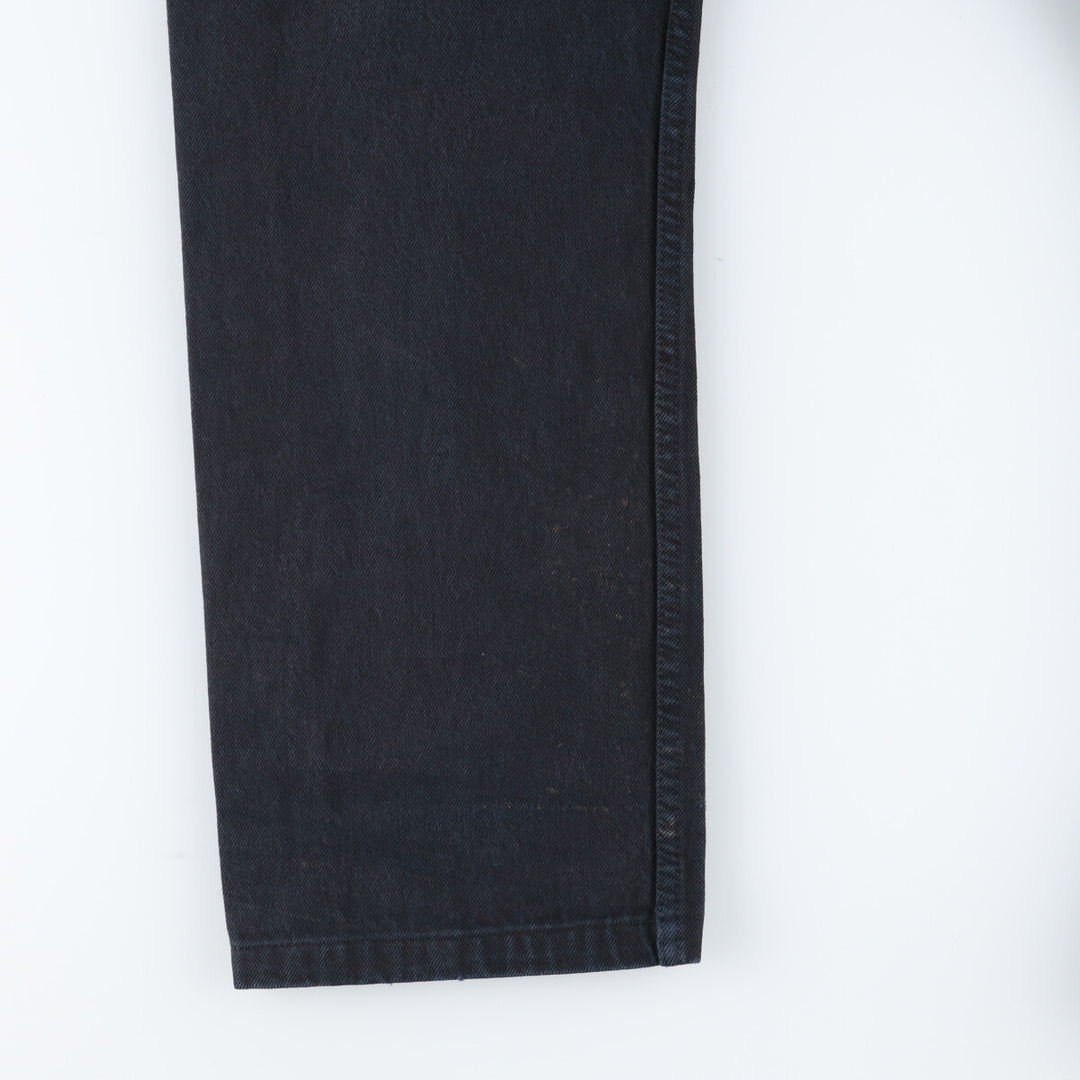 90'S Levi's 501 Euro model piece dyed black denim straight denim pants made in France men's w34 /eaa446010