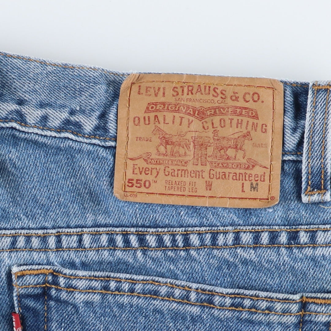 00'S Levi's 550 Relaxed Fit Tapered Leg Tapered Denim Pants Women's XXL (w34) / eaa446032