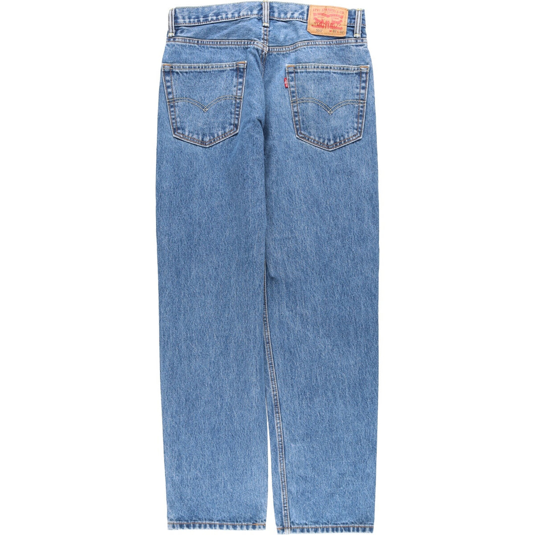 Levi's 550 tapered denim pants for men w32 / eaa446037