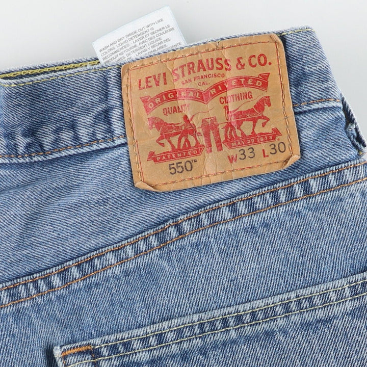 Levi's 550 tapered denim pants for men, w33 / eaa446042