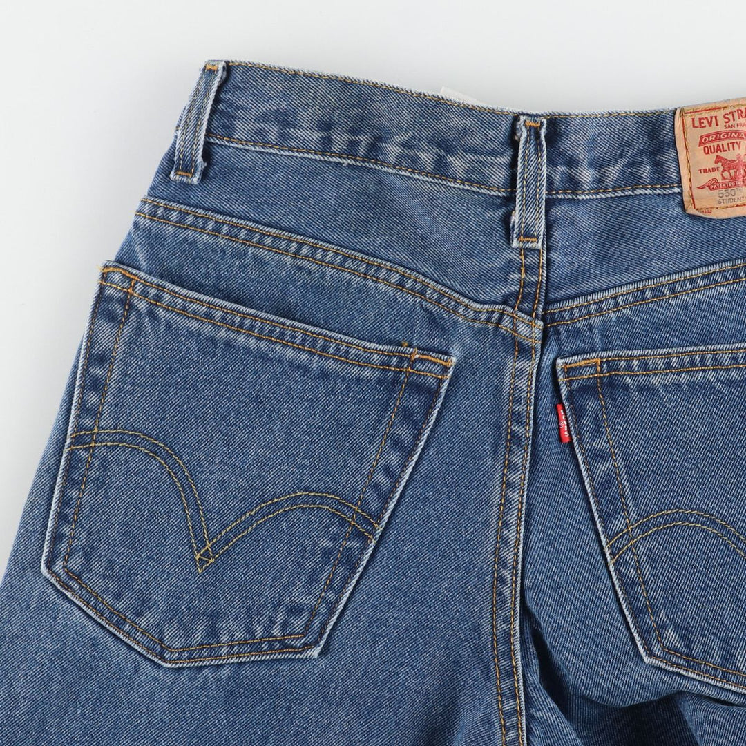 Levi's 550 RELAXED FIT STUDENT Tapered Denim Pants Women's L (w28) /eaa446043