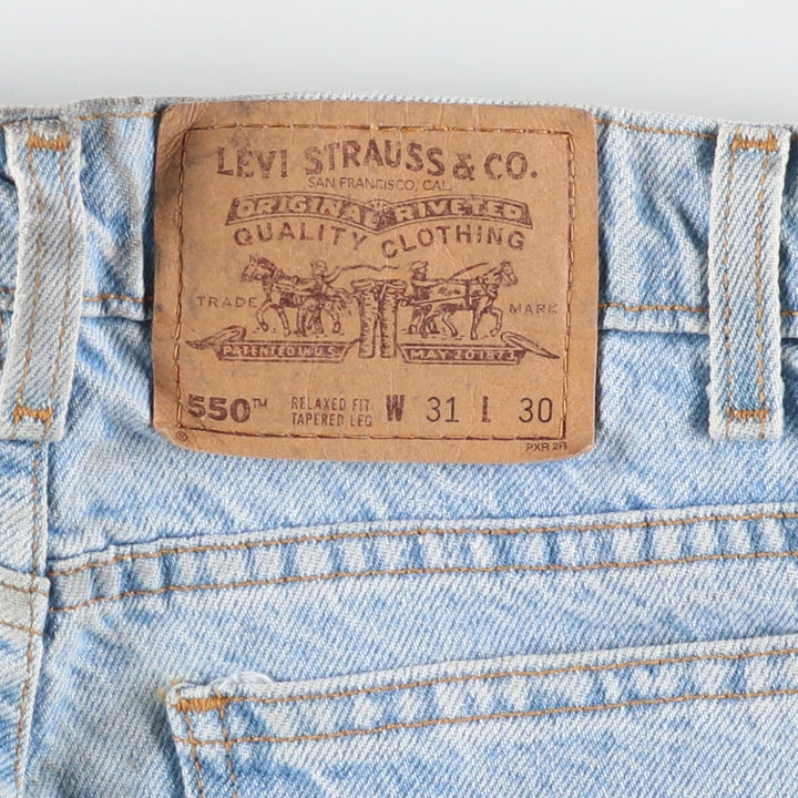 90'S Levi's 550 Relaxed Fit Tapered Leg Tapered Denim Pants Men's W30 Vintage / eaa446046