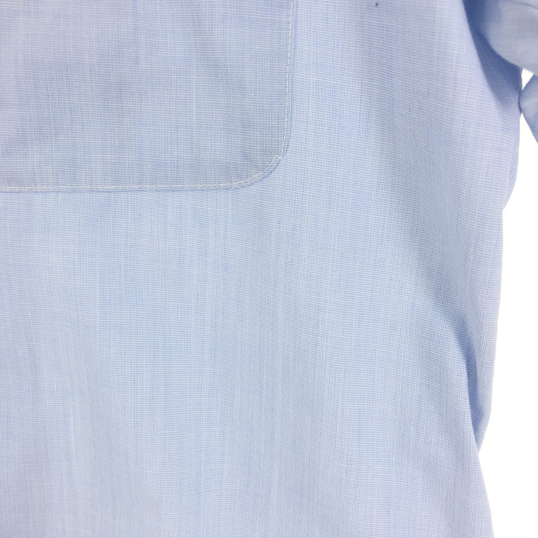 1970'S US military genuine open collar short sleeve military shirt made in USA size 16 men's L vintage /eaa446262