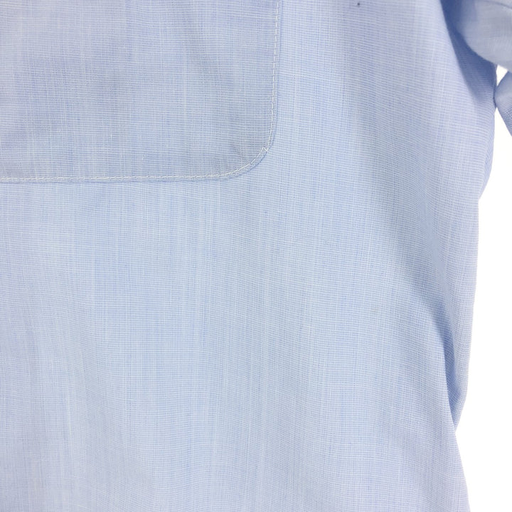 1970'S US military genuine open collar short sleeve military shirt made in USA size 16 men's L vintage /eaa446262