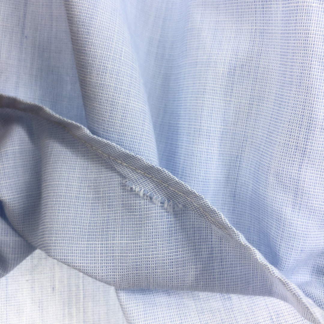 1970'S US military genuine open collar short sleeve military shirt made in USA size 16 men's L vintage /eaa446262