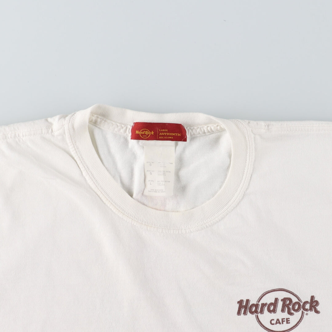 HARD ROCK CAFE MAUI Back Print Advertising T-Shirt Men's L /eaa446356