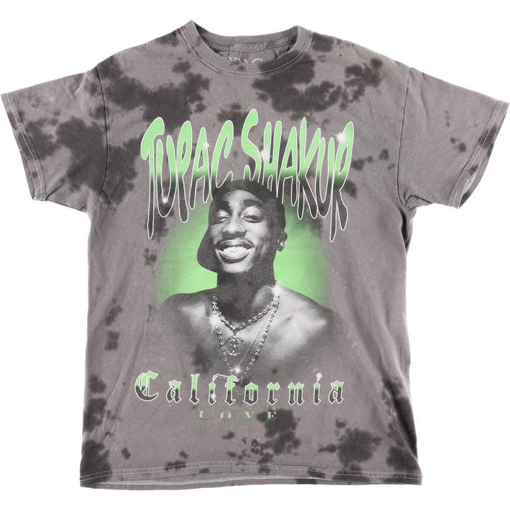2pac Tie-dye Pattern Rap T-shirt Men's M /eaa446412