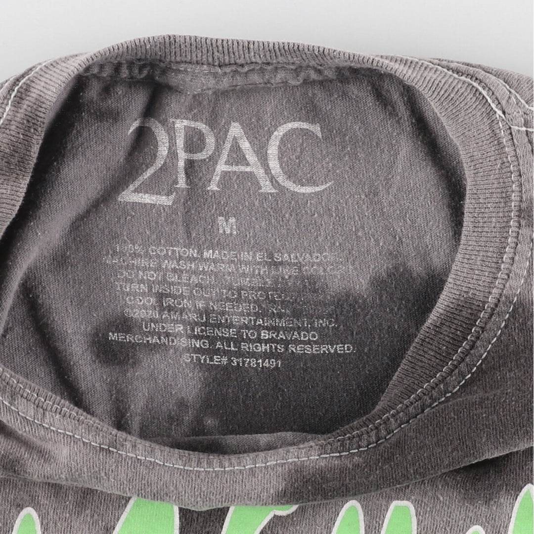 2pac Tie-dye Pattern Rap T-shirt Men's M /eaa446412