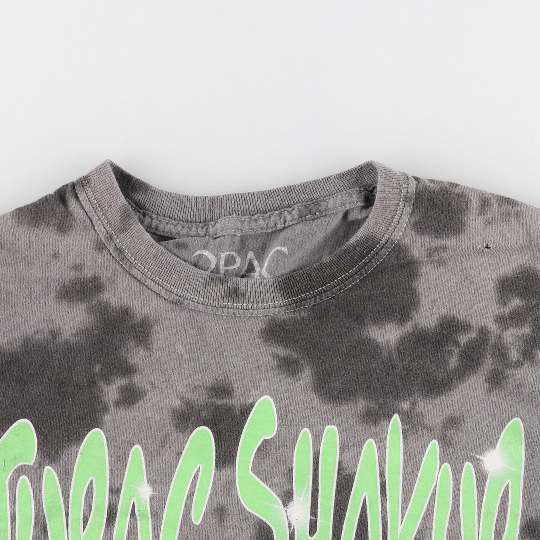 2pac Tie-dye Pattern Rap T-shirt Men's M /eaa446412