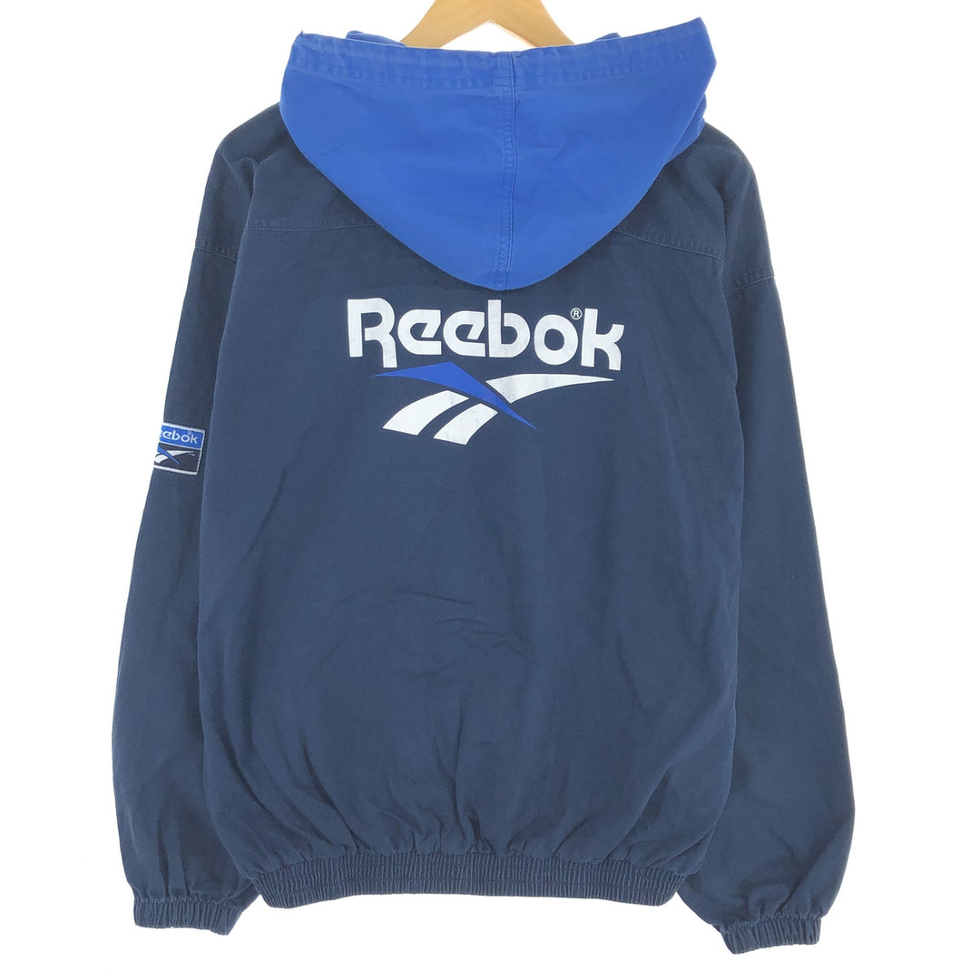 90'S Reebok Back Print Cotton Hoodie Men's M Vintage /eaa446441