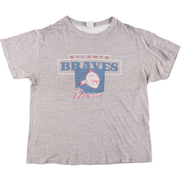 80'S Champion Tricot Tag MLB Atlanta Braves College T-Shirt Made in USA Men's XL Vintage /eaa446457