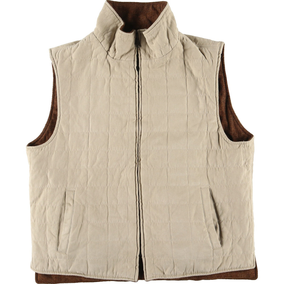 CORNELIANI quilted reversible vest made in Italy, men's size L /eaa446471