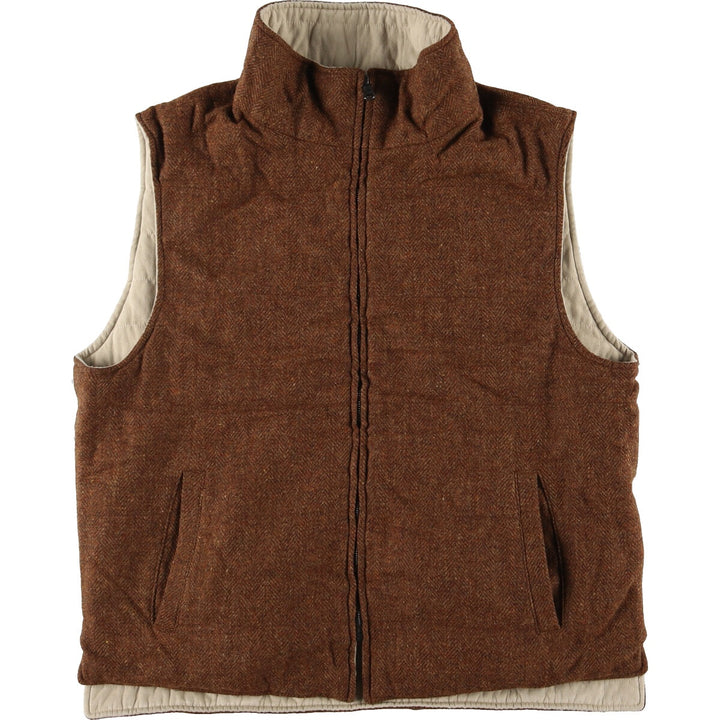 CORNELIANI quilted reversible vest made in Italy, men's size L /eaa446471