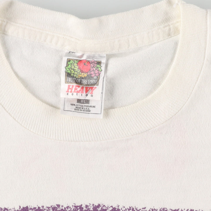90'S Fruit of the Loom Sports T-shirt Made in USA Men's XL Vintage /eaa446495