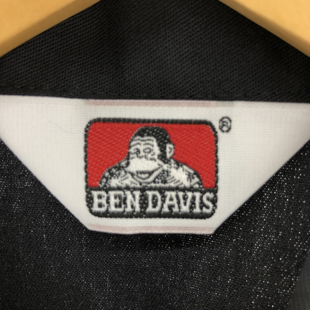 90'S Ben Davis Half-Zip Short-Sleeve Work Shirt Made in USA Men's L Vintage /eaa446563