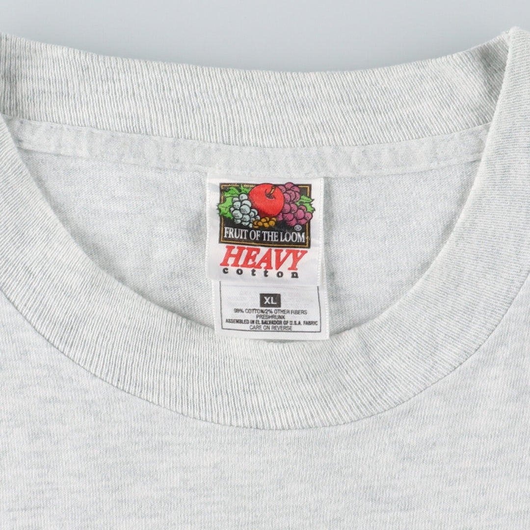 Fruit of the Loom Heavy Cotton Advertising T-Shirt Men's XL Vintage /eaa446679