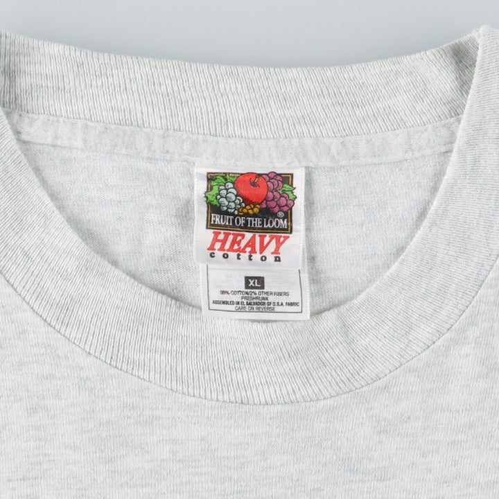 Fruit of the Loom Heavy Cotton Advertising T-Shirt Men's XL Vintage /eaa446679