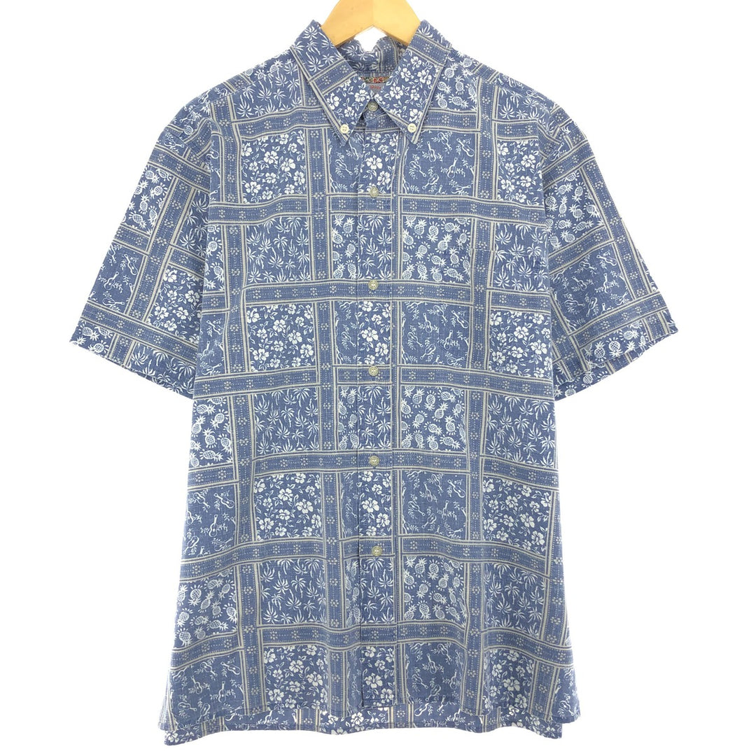 Reyn Spooner COMMEMORATIVE CLASSICS All-over Print Button-down Hawaiian Aloha Shirt Made in Hawaii Men's L /eaa446747