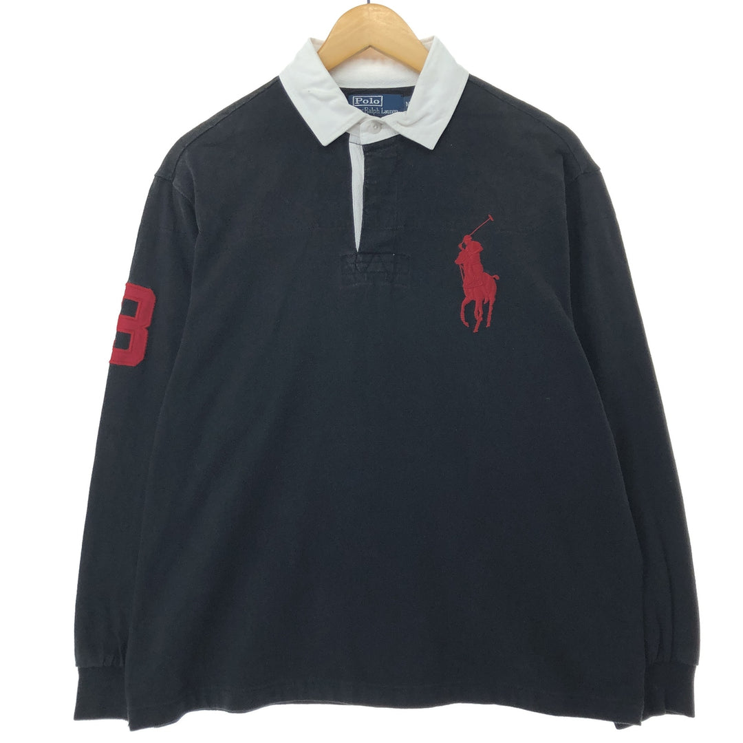 Ralph Lauren POLO by Ralph Lauren Big Pony Long Sleeve Rugby Shirt Men's M /eaa446805