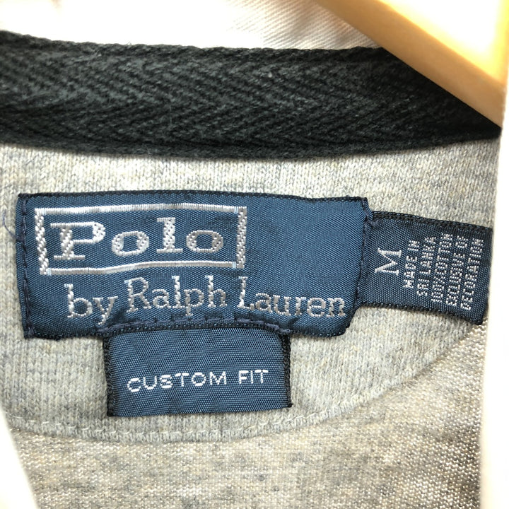 Ralph Lauren POLO by Ralph Lauren CUSTOM FIT Big Pony Long Sleeve Rugby Shirt Men's M /eaa446806