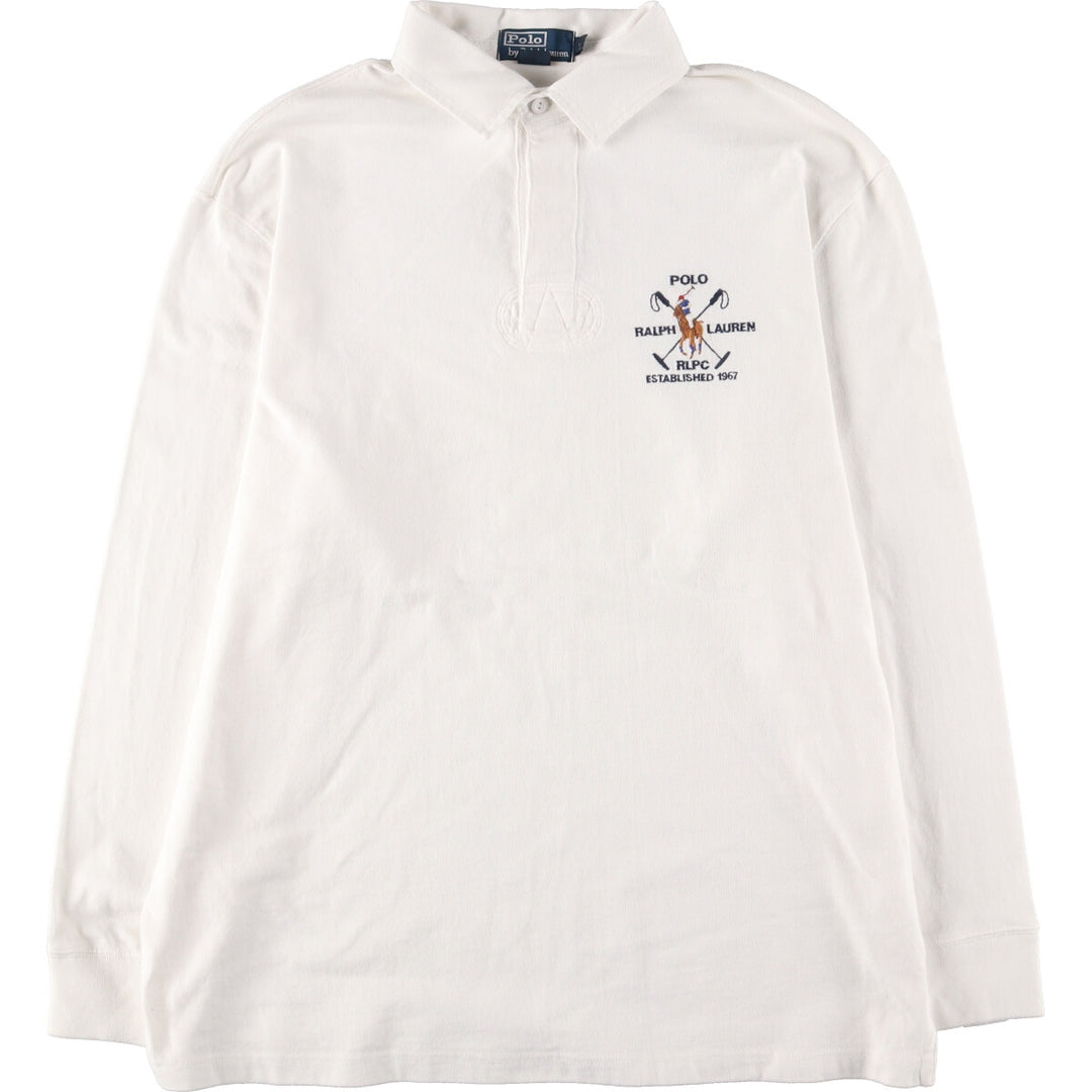 Ralph Lauren POLO by Ralph Lauren long sleeve rugby shirt, men's L /eaa446808