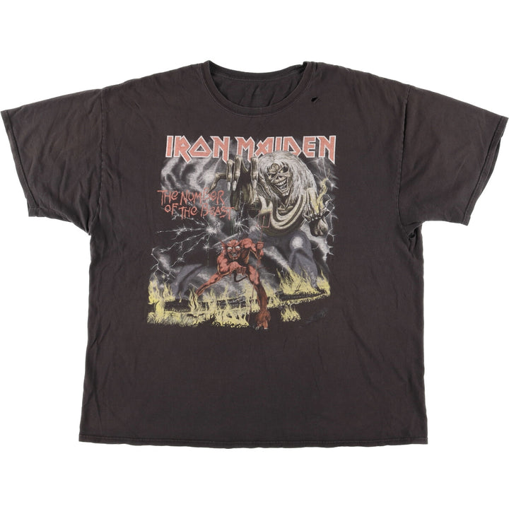 Hanes IRON MAIDEN Band T-shirt, Band T, Men's XL /eaa446891