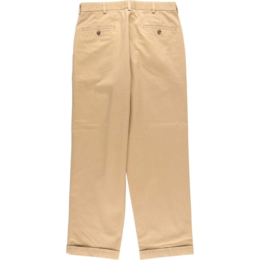 Brooks Brothers 346 Two-pleat Chino Pants for Men, W31 / eaa447037