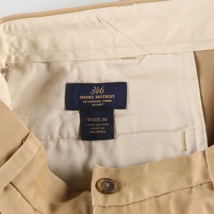 Brooks Brothers 346 Two-pleat Chino Pants for Men, W31 / eaa447037