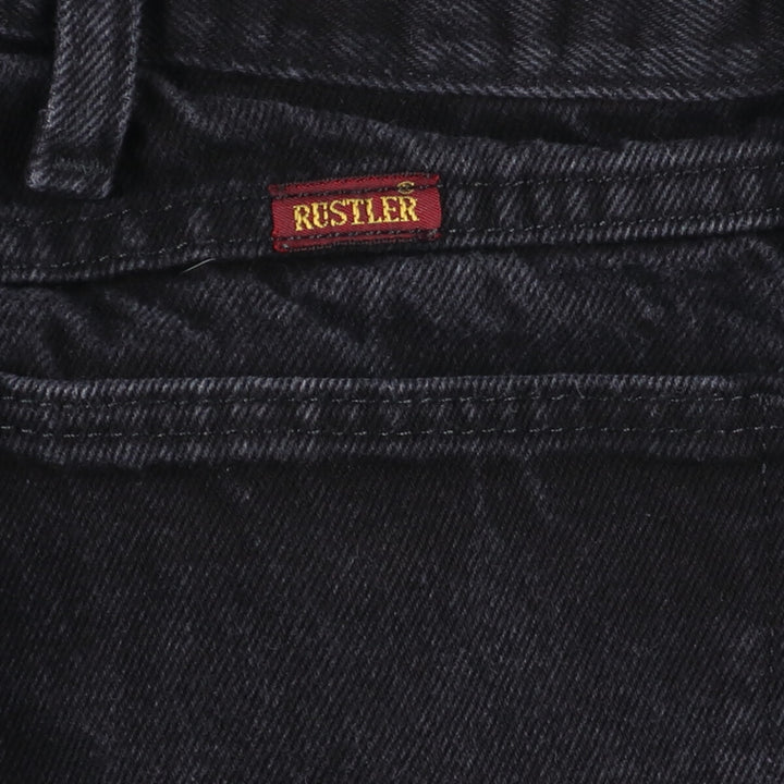 RUSTLER Black Denim Straight Denim Pants Men's w34 /eaa447088