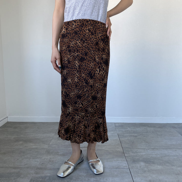 Leopard Pattern Mermaid Skirt Women's M /eaa447201