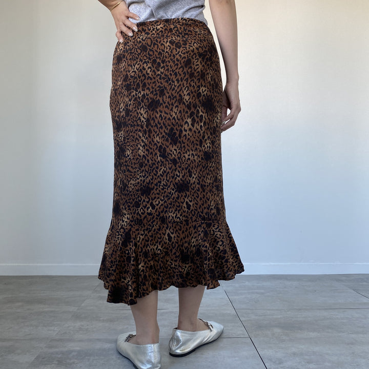 Leopard Pattern Mermaid Skirt Women's M /eaa447201