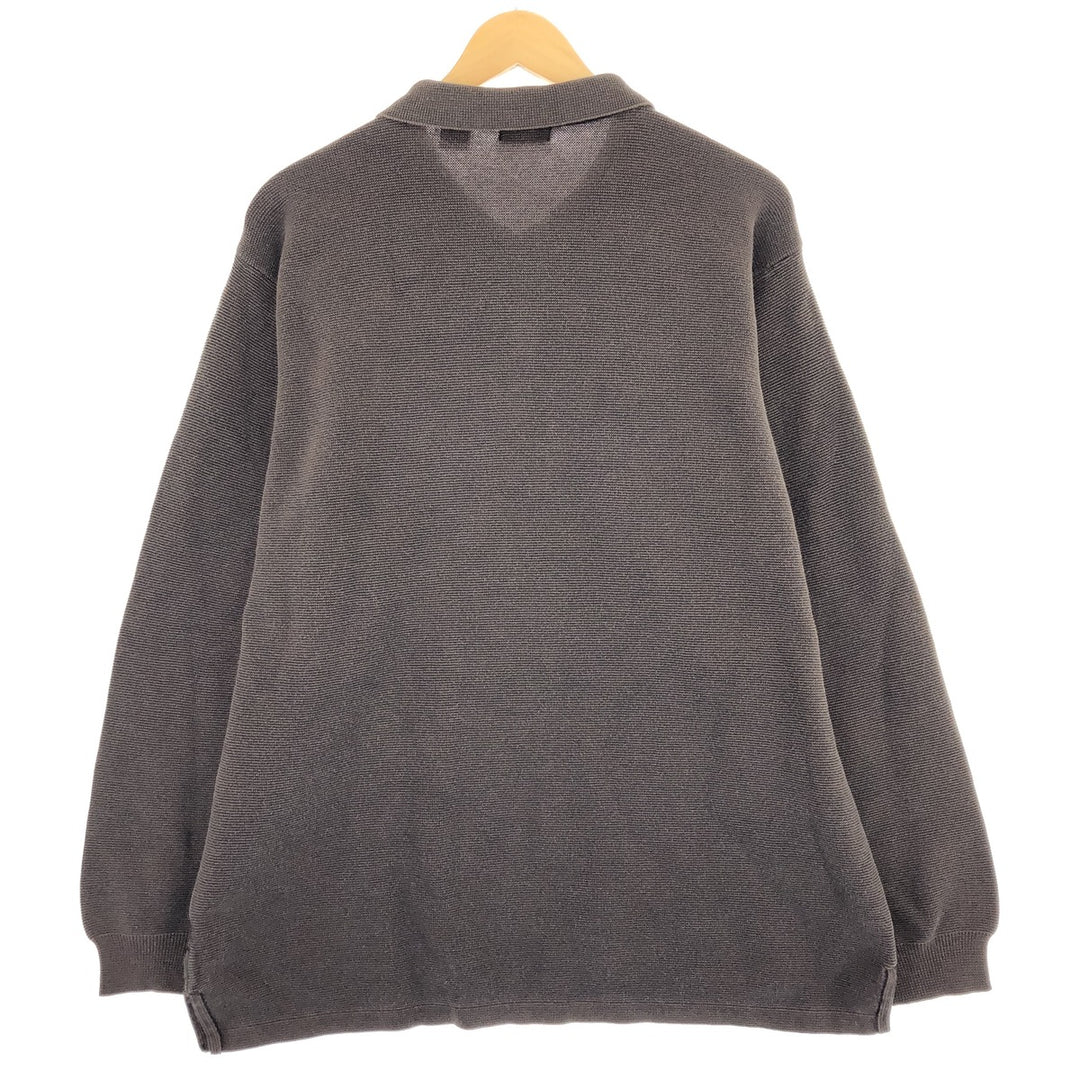 IZOD Collared Half Button Sweatshirt Trainer Men's XL /eaa447217