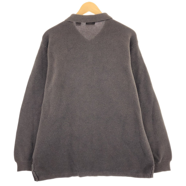 IZOD Collared Half Button Sweatshirt Trainer Men's XL /eaa447217