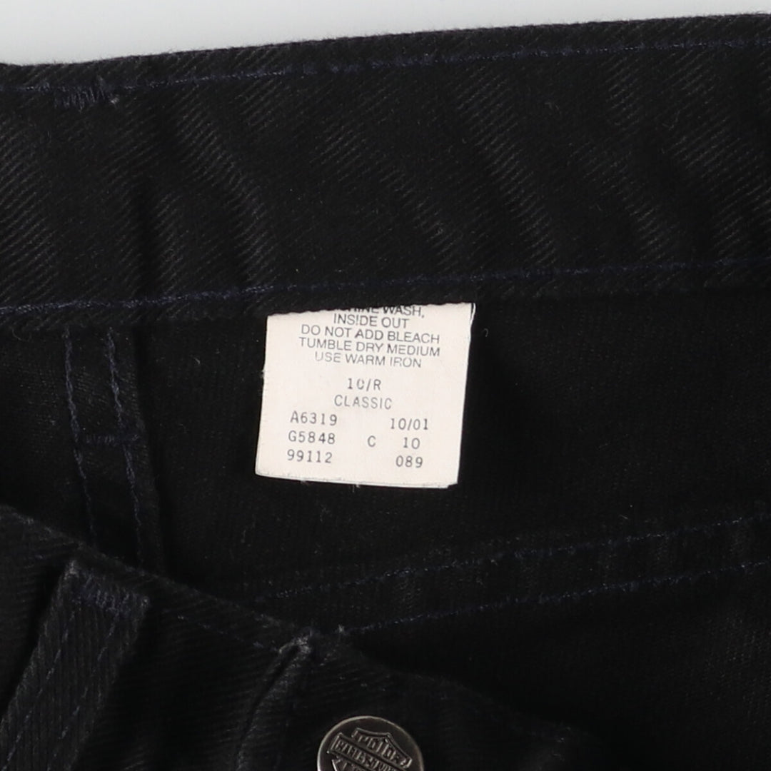 80'S Harley Davidson Black Denim Tapered Denim Pants Made in USA Women's L (w30) Vintage /eaa447220