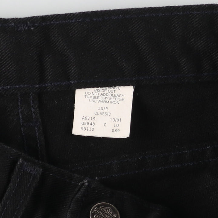 80'S Harley Davidson Black Denim Tapered Denim Pants Made in USA Women's L (w30) Vintage /eaa447220